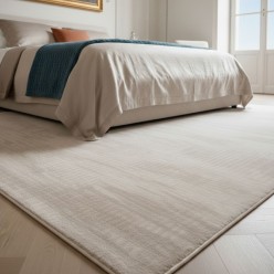 Tappeto Napoli Beige 160x230: Texture 3D ad Alta Densità