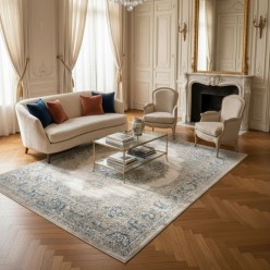 Tappeto Vintage Stile Francese 160x230 – Effetto 3D ad Alta Densità