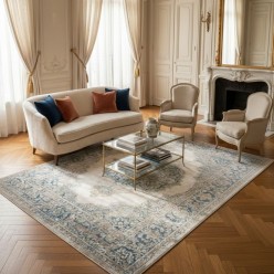 Tappeto Vintage Stile Francese 160x230 – Effetto 3D ad Alta Densità