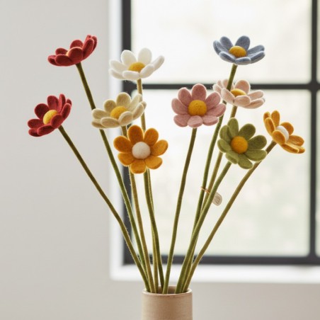Anemone in Lana Cotta - Bouquet Artigianale Lemoire Home