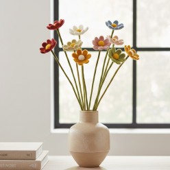 Anemone in Lana Cotta - Bouquet Artigianale Lemoire Home
