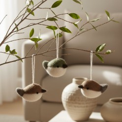 Uccellini in Lana del Nepal – Design Etico Lemoire