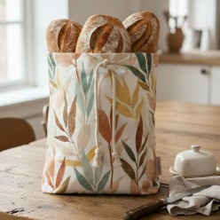 Sacco Portapane in Cotone colori terrosi Lemoire Home – Collezione Apollo