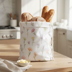 Sacco Portapane in Cotone 100% con Pattern Botanico Esclusivo – Lemoire Home
