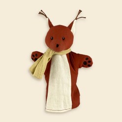 Scoiattolo Marionetta Artigianale in Cotone – Lemoire Home