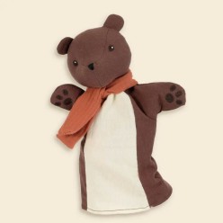 Marionetta Artigianale Bear in Tessuto Pregiato – Lemoire Home