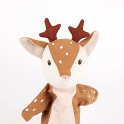 Cerbiatto peluche - Marionetta Artigianale e Gioco Educativo