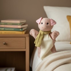Marionetta Artigianale Piggy: Morbidezza e Magia Lemoire Home