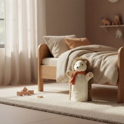 Riccio in Eco-Plush Soft-Touch Marionetta di Design - Lemoire Home
