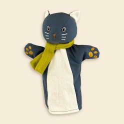 Gattino Marionetta Artigianale in Tessuto Soft-Touch Lemoire Home