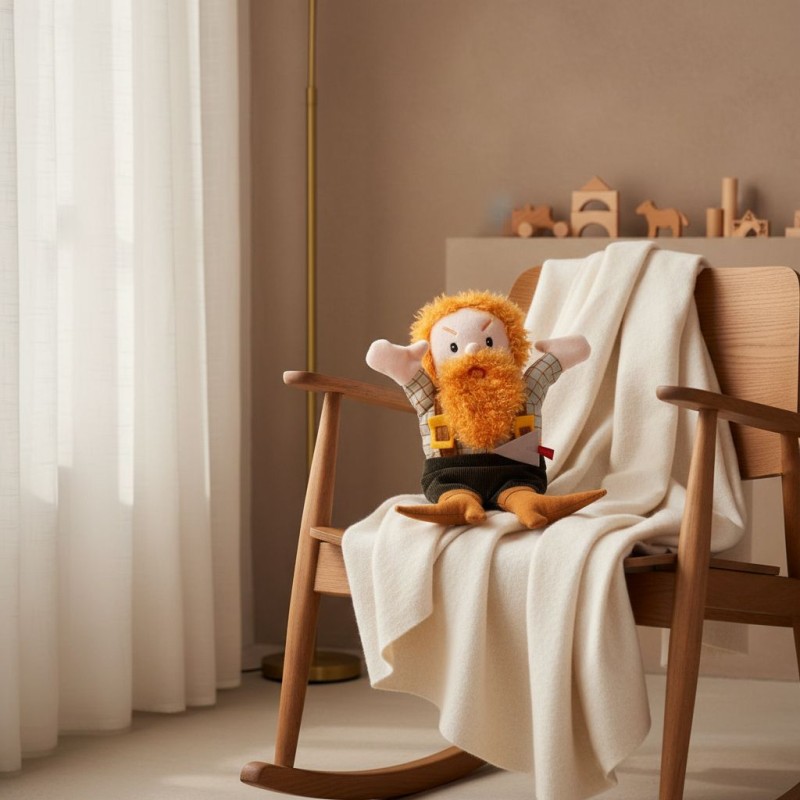 Marionetta Artigianale Ogre: Incanto e Design per Piccoli Sognatori