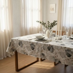 Tovagliato artigianale in cotone Dioniso in grigio