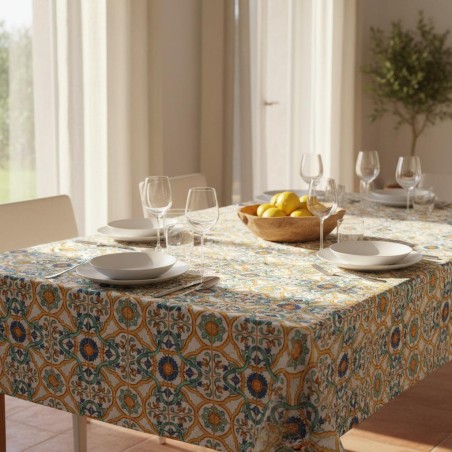 Tovaglia Scilla per la tavola made in Italy completo in cotone