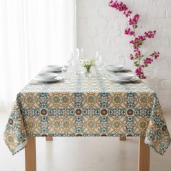 Tovaglia Scilla per la tavola made in Italy completo in cotone