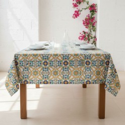 Tovaglia Scilla per la tavola made in Italy completo in cotone