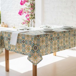 Tovaglia Scilla per la tavola made in Italy completo in cotone
