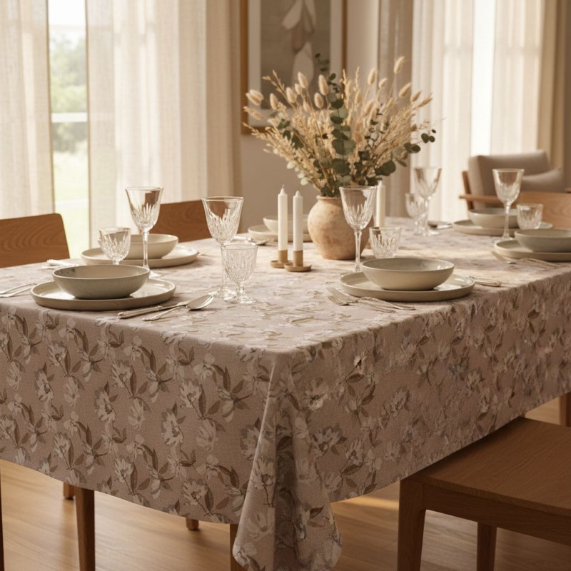 Collezione di arredo sala da pranzo Melite dai toni naturali