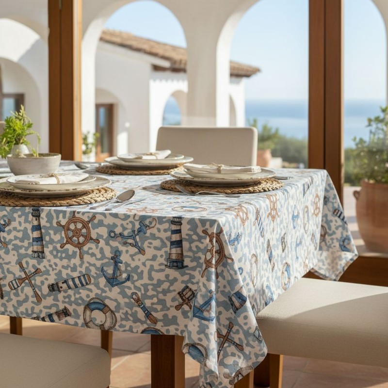 Calliroe collezione per la tavola tema mare
