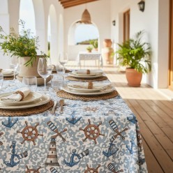 Calliroe collezione per la tavola tema mare