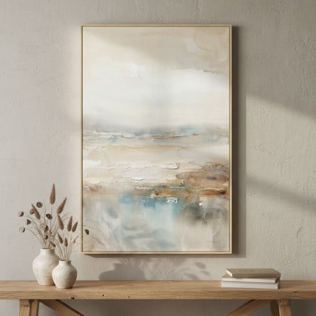 Quadri Astratti Materici con onda dorata - Lemoire Home