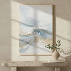 Quadri Astratti Materici con onda dorata - Lemoire Home