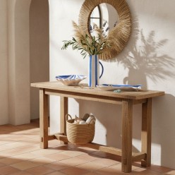 Vaso Caraffa Joly in Porcellana a righe mediterranee – H 27,6 cm