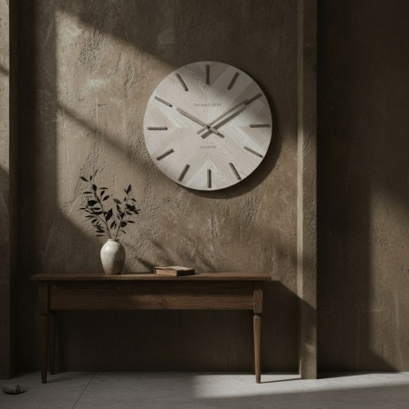 Orologio Whatever: Intarsio in Legno a Spina di Pesce | Lemoire Home