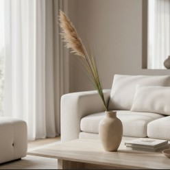 Ramo Gynerium Pampas H110: L’Essenza del Minimalismo Chic Home Decor