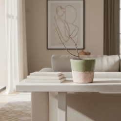 Vaso Orfeo in Terracotta: Artigianalità e Design Mediterraneo