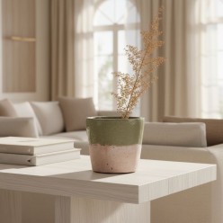 Vaso Orfeo in Terracotta: Artigianalità e Design Mediterraneo
