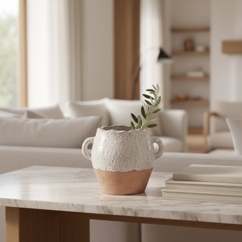 Vaso Orfeo in Terracotta: Artigianalità e Design Mediterraneo