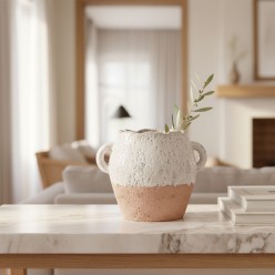 Vaso Orfeo in Terracotta: Artigianalità e Design Mediterraneo