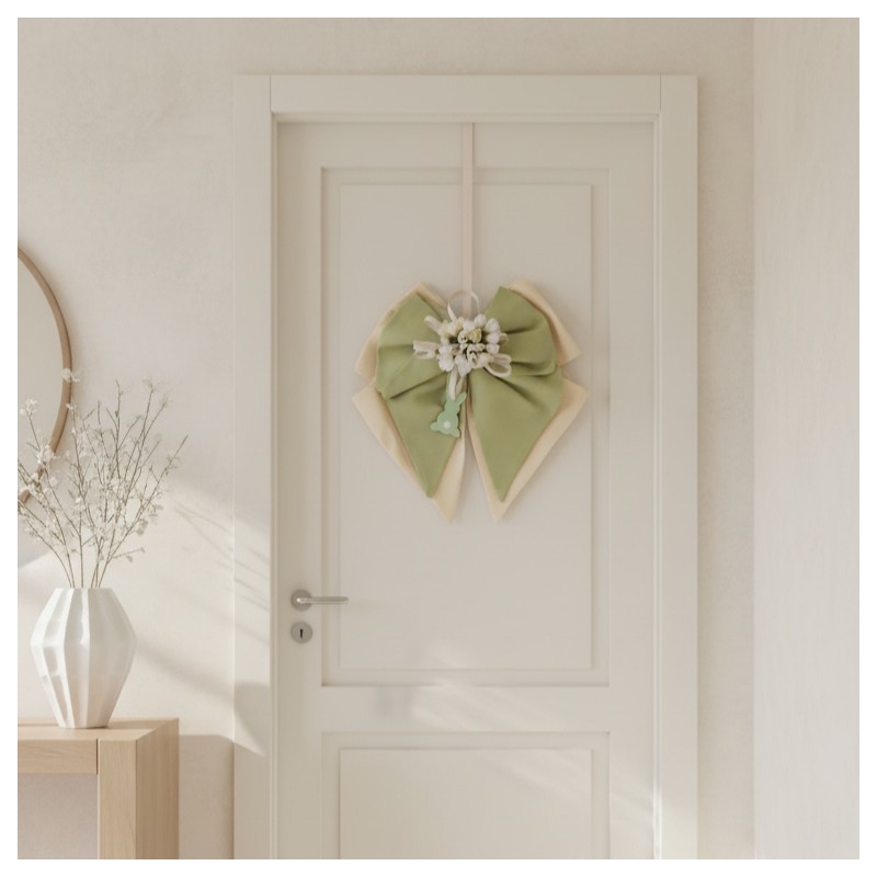 Fuoriporta Pasquale Luxury Sage: Fiocco Artigianale Lemoire Home