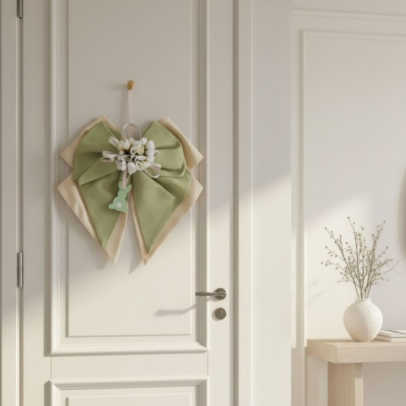 Fuoriporta Pasquale Luxury Sage: Fiocco Artigianale Lemoire Home