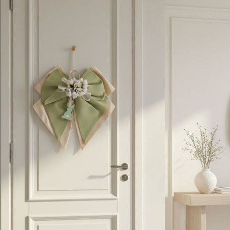 Fuoriporta Pasquale Luxury Sage: Fiocco Artigianale Lemoire Home