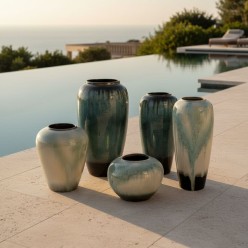 Collezione Coira: Vasi in Terracotta Smaltata Fatti a Mano | Lemoire Home