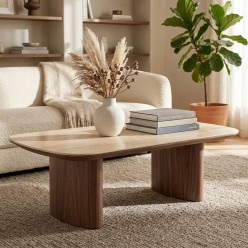 Tavolino Ezekiel Lemoire Home: Design Noce e Pietra Sinterizzata