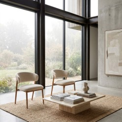 Sedia Cassandra Lemoire Home: Design Contemporaneo Effetto Bouclé