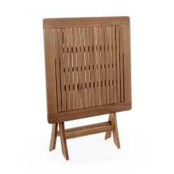 Tavolo Outdoor in Acacia: Design Pieghevole e Materico Lemoire Home