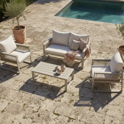 Set Outdoor Avenue Bizzotto: Alluminio, Corda e Comfort Lemoire Home