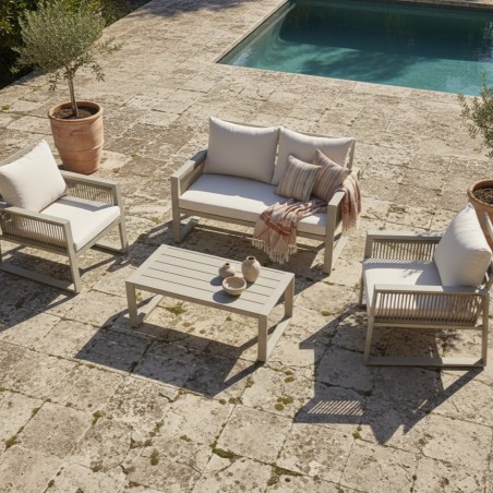 Set Outdoor Avenue Bizzotto: Alluminio, Corda e Comfort Lemoire Home