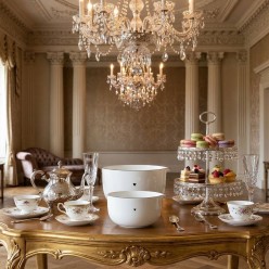 Set 2 Mix Bowl White Heart Bastion Collections | Lemoire Home