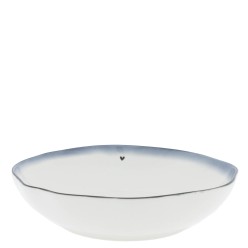 Ciotola Iris Blue Heart – Ceramica Artigianale Bastion Collections
