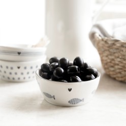 Antipastiere per salse Bastion Collection in Ceramica Bianca e Blu 9,5x4 cm