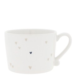 Tazza Hearts Natural Bastion Collections in Ceramica - Lemoire Home