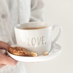 Tazza Love in Ceramica Bastion Collections - Lemoire Home
