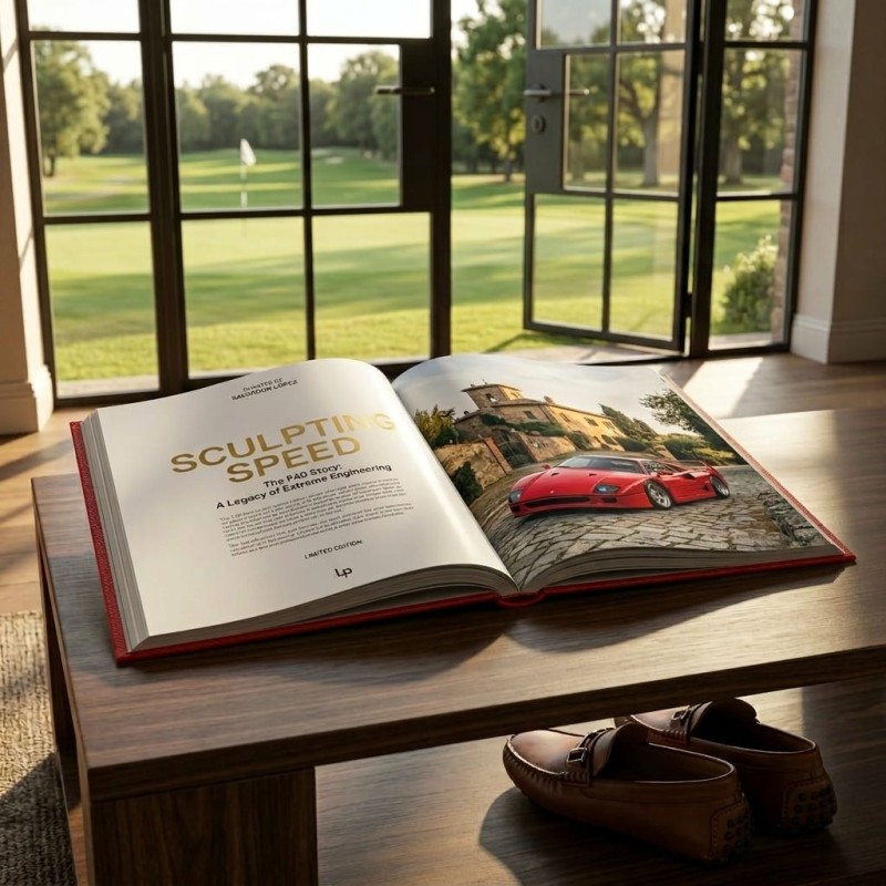Ferrari: Sculpting Speed | Edizione Deluxe in Pelle Lemoire Home