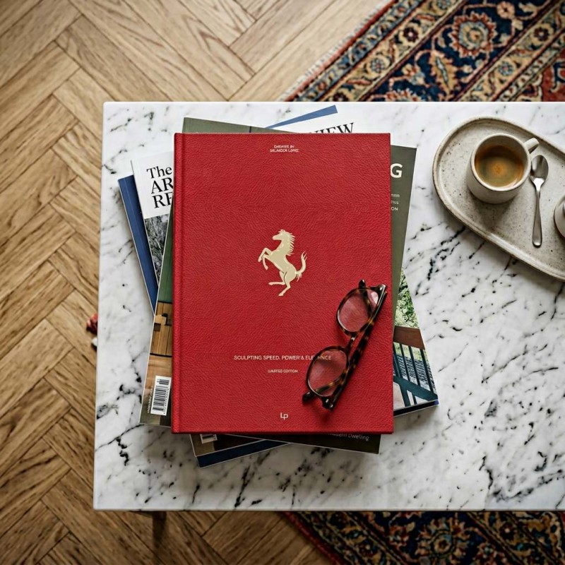 Ferrari: Sculpting Speed | Edizione Deluxe in Pelle Lemoire Home