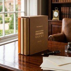 Set Libri "The Essence Of": Trilogia Luxury Gucci, Hermès, Vuitton