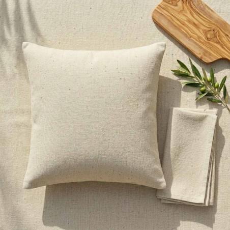 Linee pure e tonalità naturali – Il cuscino arredo Oat Canvas Eunomia
